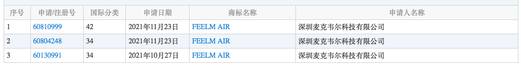 思摩尔新一代陶瓷技术迎新进展，已注册“FEELM AIR”新技术商标