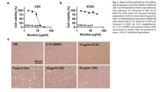 悦刻科学团队又一篇SCI论文发表，从细胞水平验证电子烟减害潜力