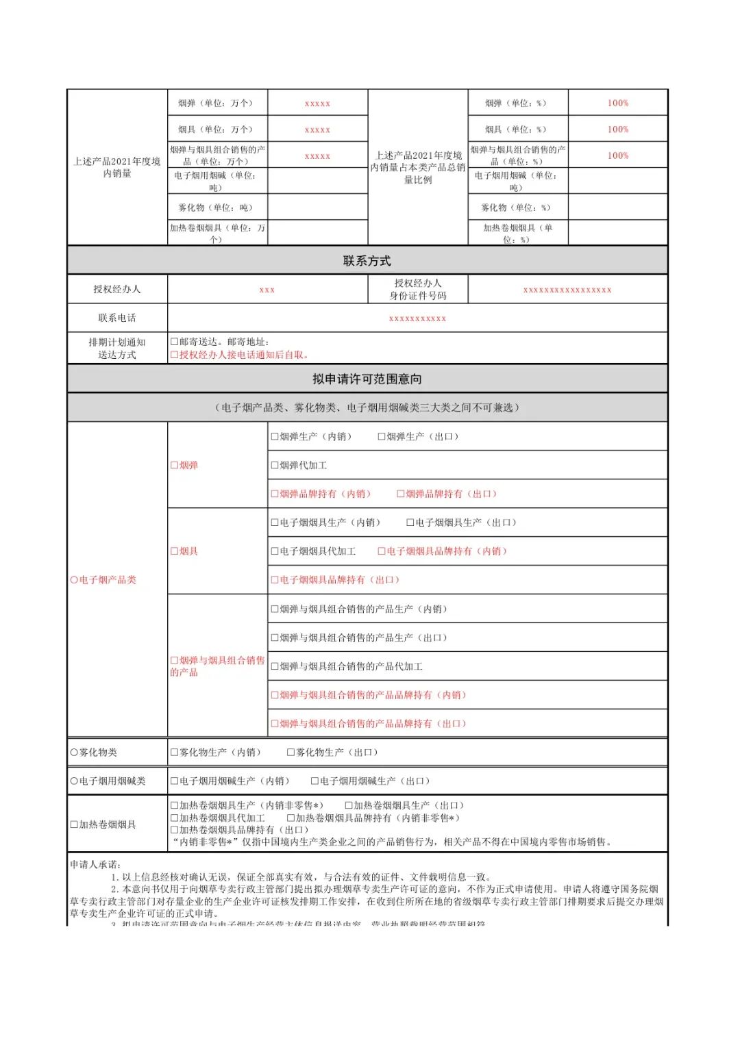 电子烟生产许可证申请填写指南来了：附品牌、烟油和代工厂实例模板